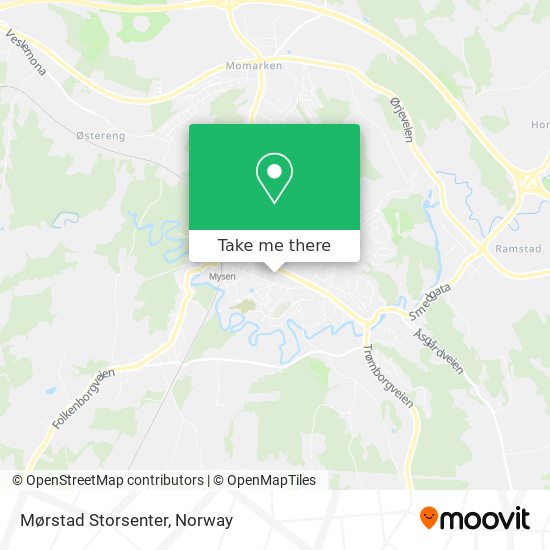 Mørstad Storsenter map