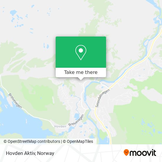 Hovden Aktiv map