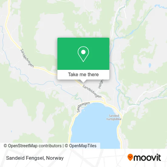 Sandeid Fengsel map