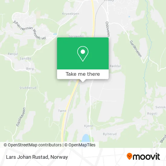 Lars Johan Rustad map