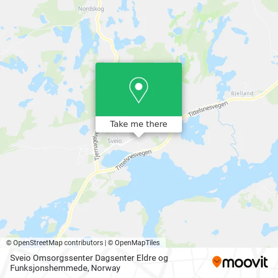 Sveio Omsorgssenter Dagsenter Eldre og Funksjonshemmede map
