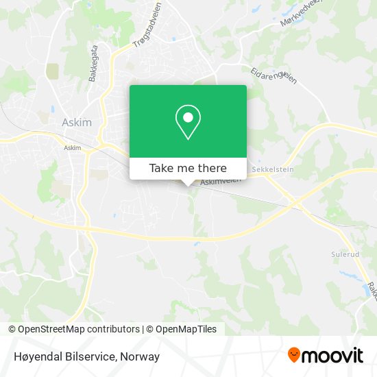 Høyendal Bilservice map