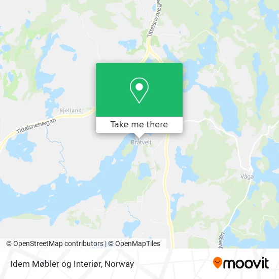 Idem Møbler og Interiør map