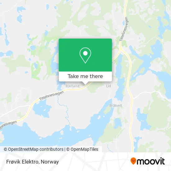 Frøvik Elektro map