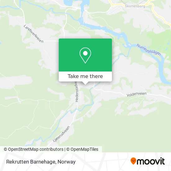 Rekrutten Barnehage map