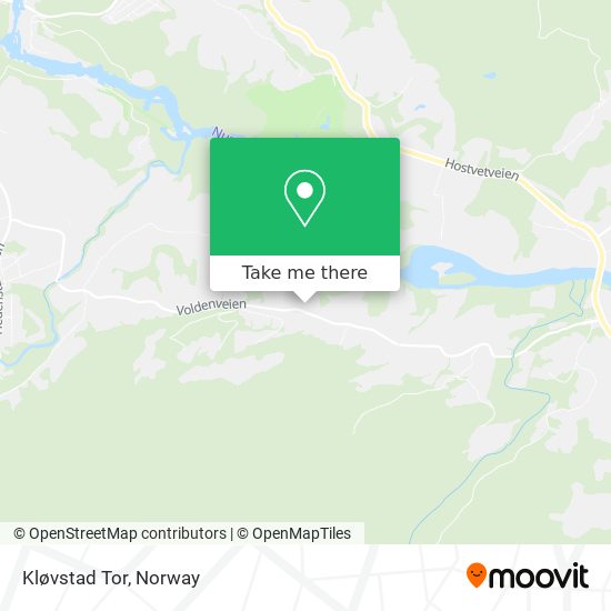 Kløvstad Tor map