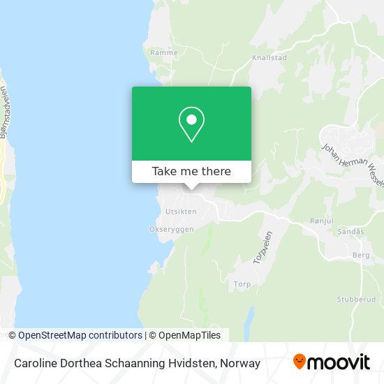 Caroline Dorthea Schaanning Hvidsten map