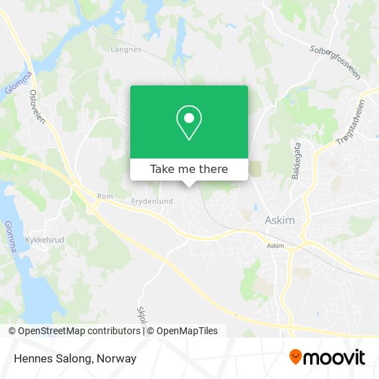 Hennes Salong map