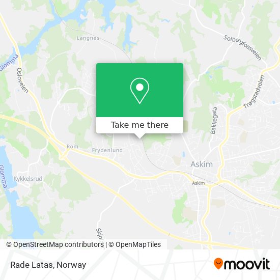 Rade Latas map