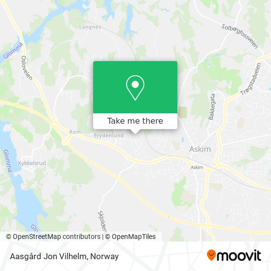 Aasgård Jon Vilhelm map