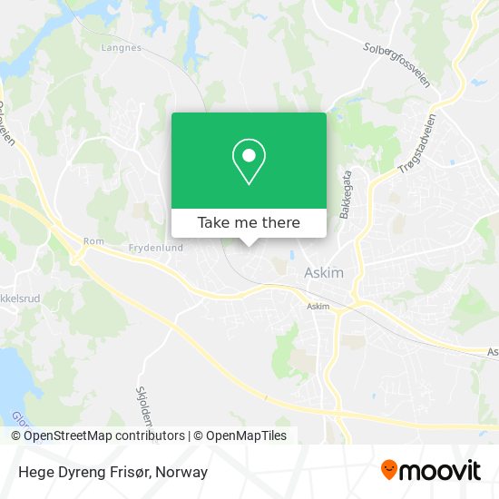 Hege Dyreng Frisør map