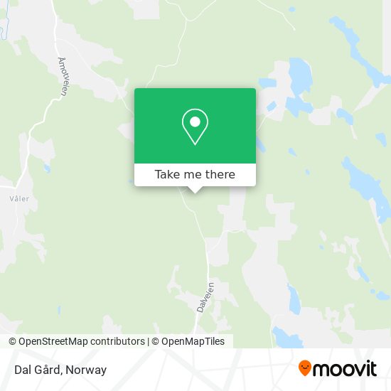 Dal Gård map