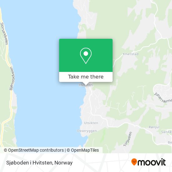 Sjøboden i Hvitsten map