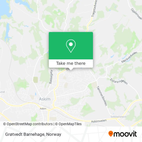 Grøtvedt Barnehage map