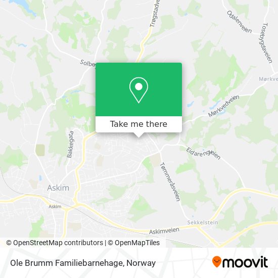 Ole Brumm Familiebarnehage map