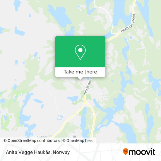 Anita Vegge Haukås map