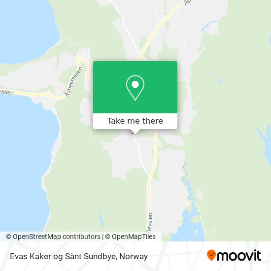 Evas Kaker og Sånt Sundbye map