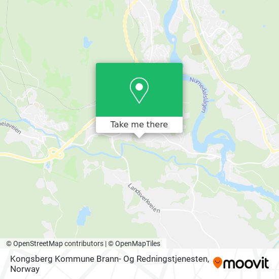 Kongsberg Kommune Brann- Og Redningstjenesten map