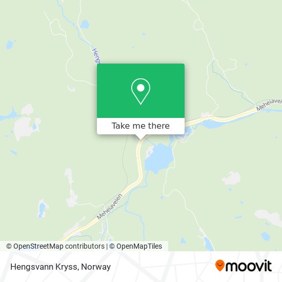 Hengsvann Kryss map