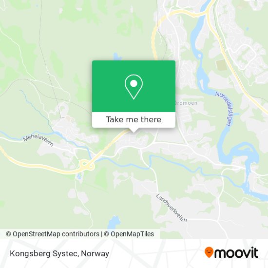 Kongsberg Systec map