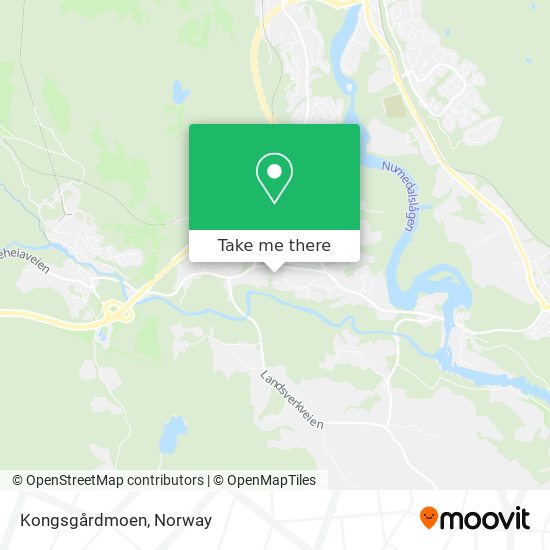 Kongsgårdmoen map