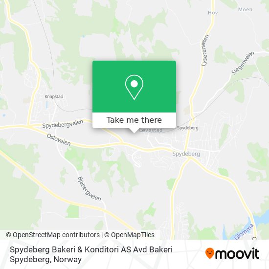 Spydeberg Bakeri & Konditori AS Avd Bakeri Spydeberg map
