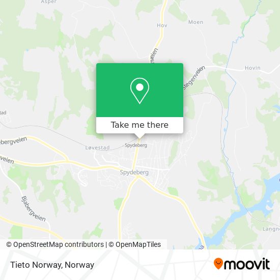 Tieto Norway map