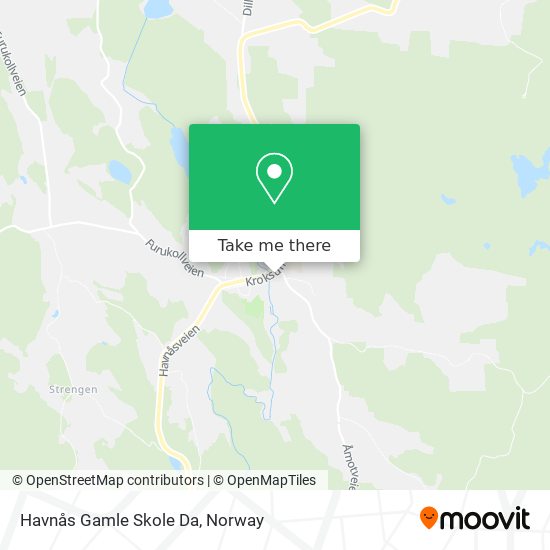 Havnås Gamle Skole Da map