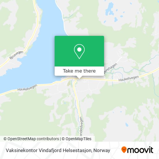 Vaksinekontor Vindafjord Helsestasjon map