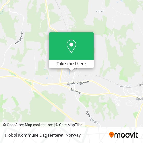 Hobøl Kommune Dagsenteret map