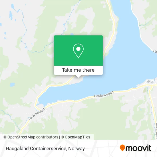 Haugaland Containerservice map