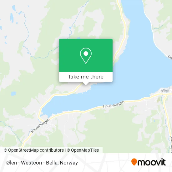 Ølen - Westcon - Bella map