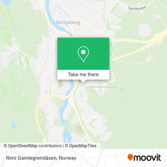 Rimi Gamlegrendåsen map