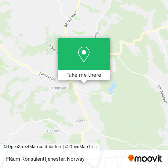 Flåum Konsulenttjenester map