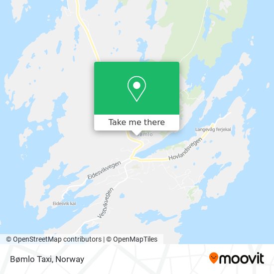 Bømlo Taxi map