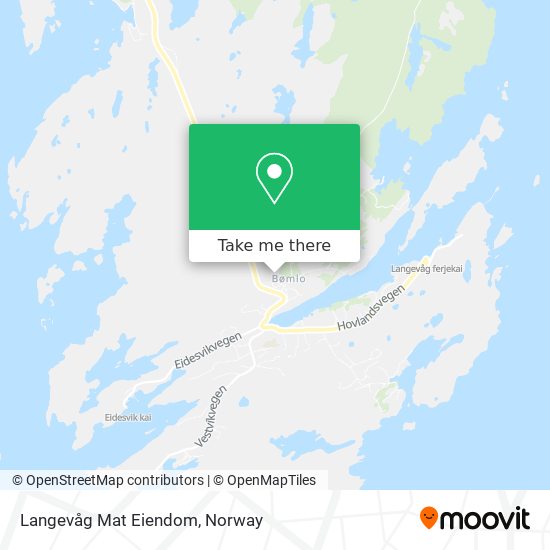 Langevåg Mat Eiendom map