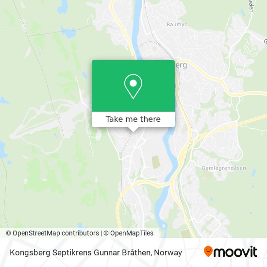 Kongsberg Septikrens Gunnar Bråthen map
