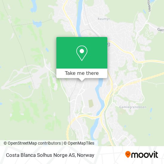 Costa Blanca Solhus Norge AS map