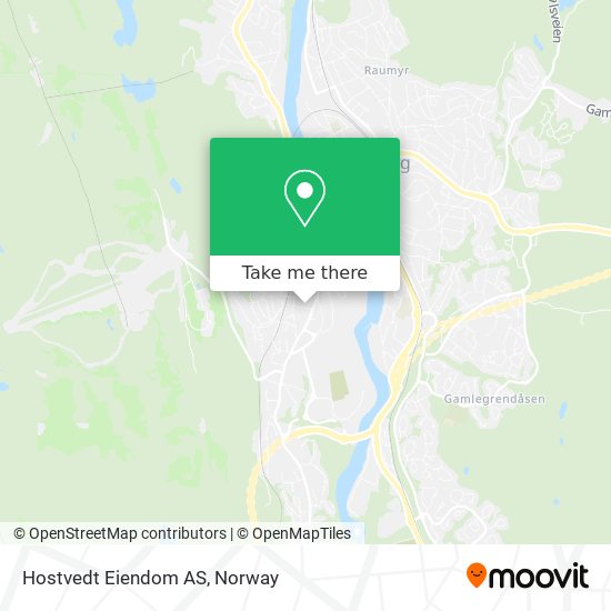 Hostvedt Eiendom AS map