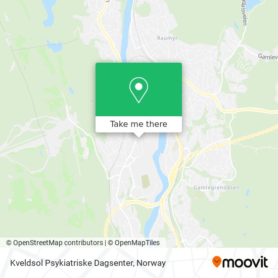 Kveldsol Psykiatriske Dagsenter map