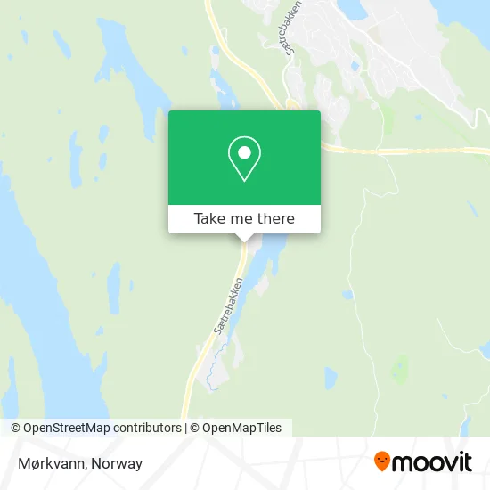 Mørkvann map