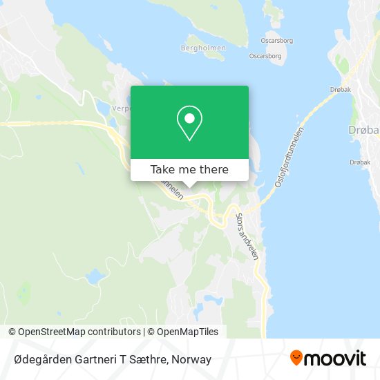 Ødegården Gartneri T Sæthre map