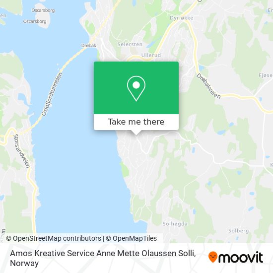 Amos Kreative Service Anne Mette Olaussen Solli map