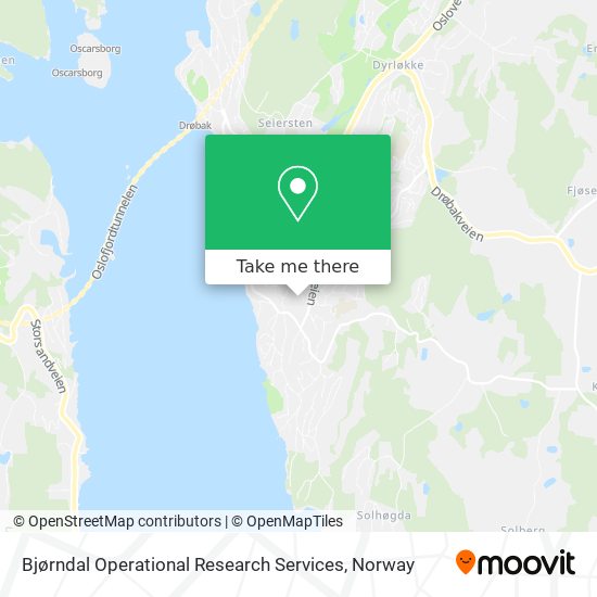 Bjørndal Operational Research Services map