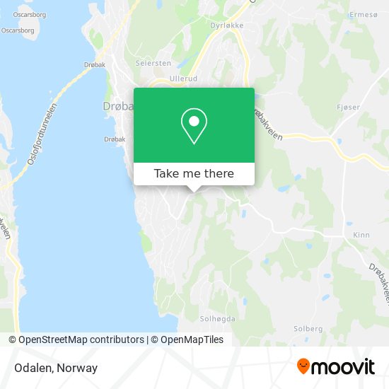 Odalen map