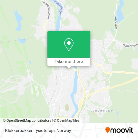 Klokkerbakken fysioterapi map