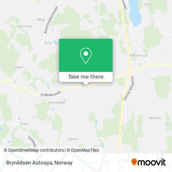 Brynildsen Autospa map