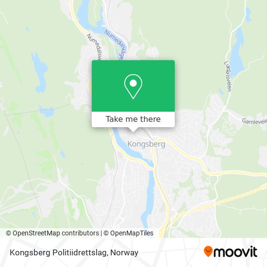 Kongsberg Politiidrettslag map