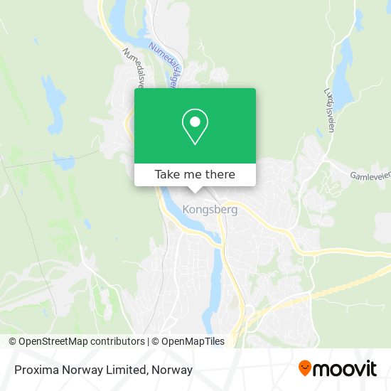 Proxima Norway Limited map