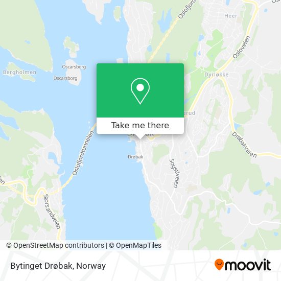 Bytinget Drøbak map